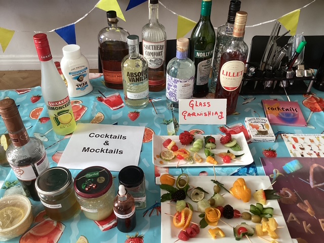 Cocktail ingredients - Open Day Sept 2026