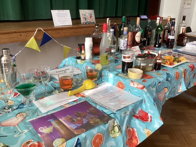 Open Day Sept 26 - Cocktails and Mocktails display